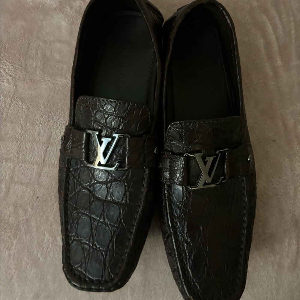 COPY - Authentic Louis Vuitton Crocodile Loafers